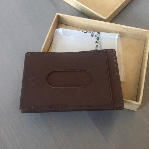 J Crew Card case in Italian leather - Picture 3 of 6